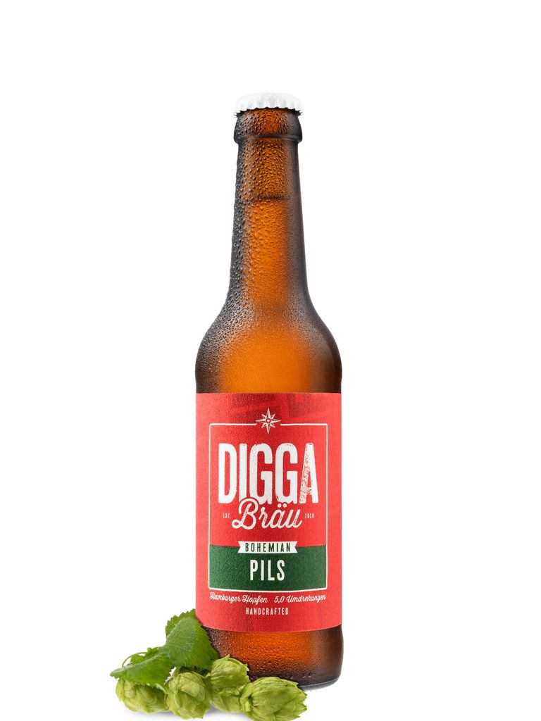 NEU - DiggaBräu Craftbier "Bohemian Pils"